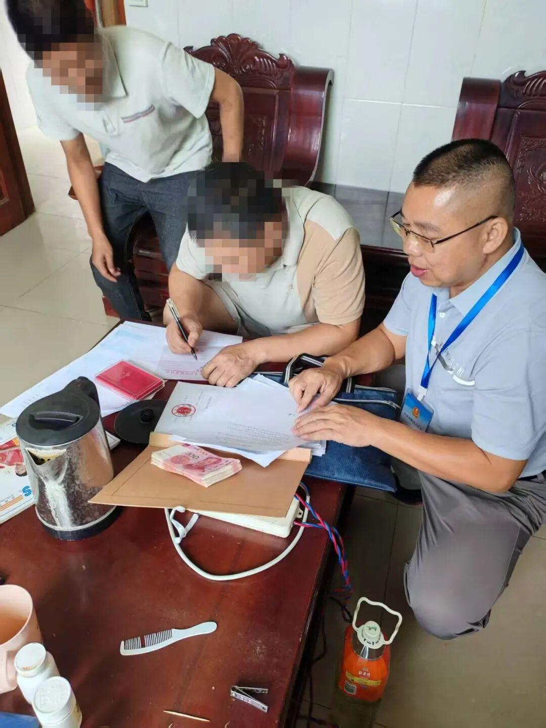 富宁县人民法院上门解纷 打通司法服务“最后一公里”